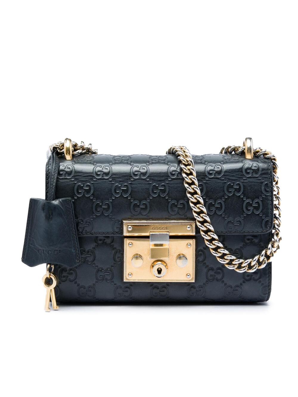Gucci Small Ssima Padlock Crossbody #361800G83B
